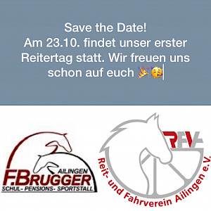 Save the date: Reitertag in Ailingen am 23.10.2022