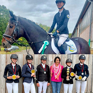 PSKO-Fördergruppenturnier in Schwendi: Silber mit der Mannschaft& Bronze im Springen
