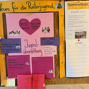 It's time: Sommerhock mit Vereinsgrillen & Stallübernachtung für die Jugend