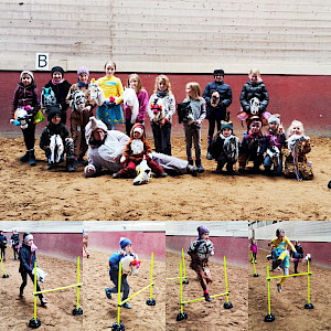 Fasnet-Action bei unseren Hobby Horslern am Sonntag