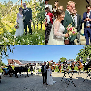 Wir gratulieren unserer Rahel und ihrem Kilian zur Mai-Hochzeit!